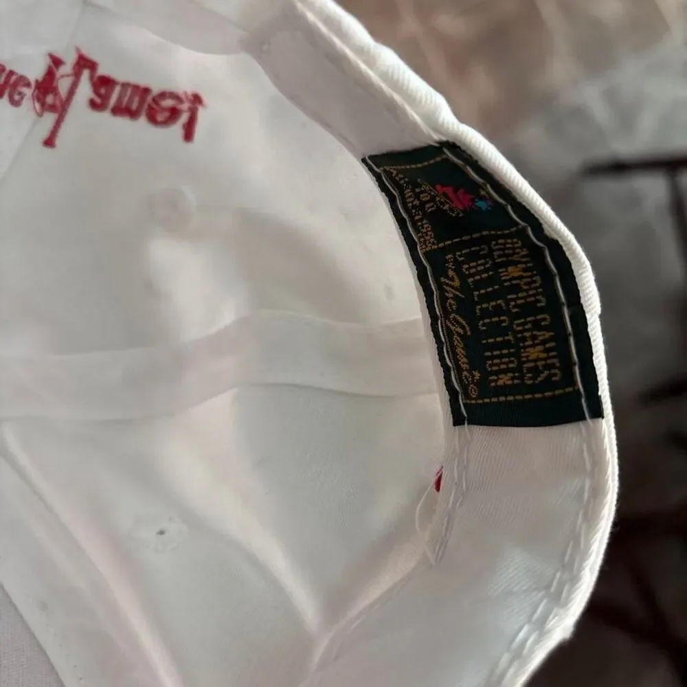 Vintage '96 Atlanta Olympics CocaCola torch relay hat, no flaws or stains, osfa!